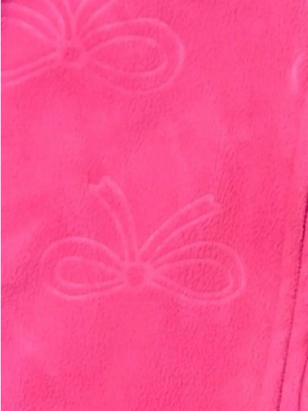 Carter's Hot Pink Fleece Footed One-Piece Pajama